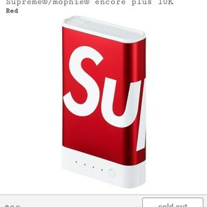 Supreme Accessories - Supreme mophie encore plus 10k charger Supreme Accessories - Supreme mophie encore plus 10k charger